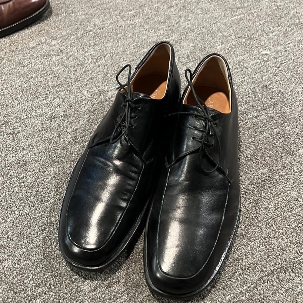 Taryn rose black tie up shoes